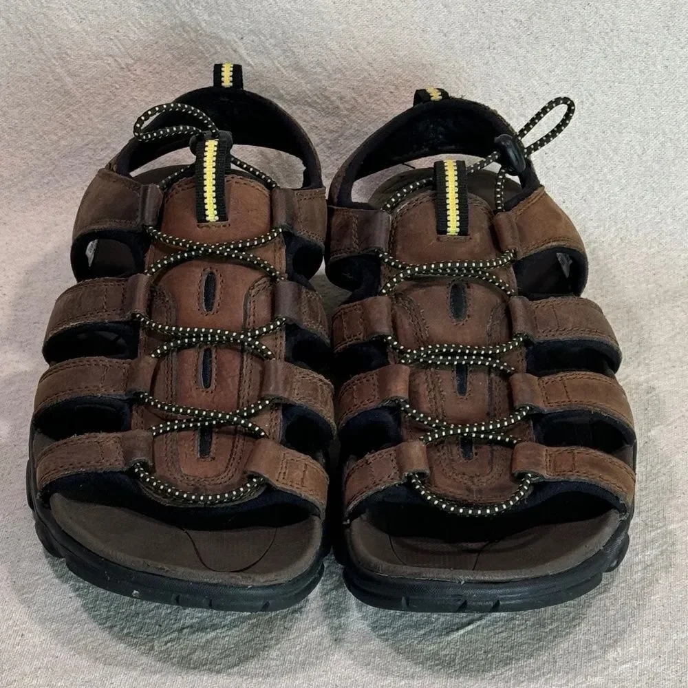 Everest 'Agile Brown' Hiking Water Sandals Mens Size 10.5M
